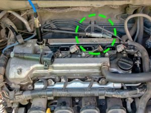 Connection of spark gap tester
