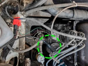 Sync probe distributor ignition