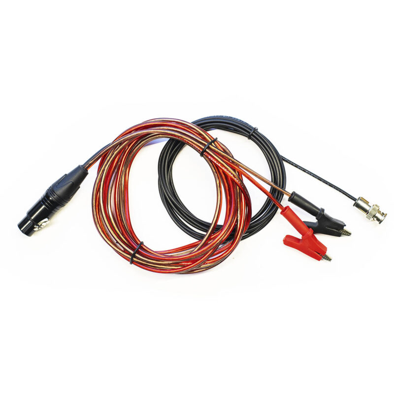 XLR-BNC extended length connection cable