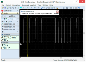 CKP waveform Hyundai Elantra 2.0 2008