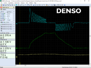 Denso piezo injector waveform CTi-50 current clamps