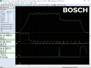 Bosch electromagnetic injector waveform CTi-50 current clamps