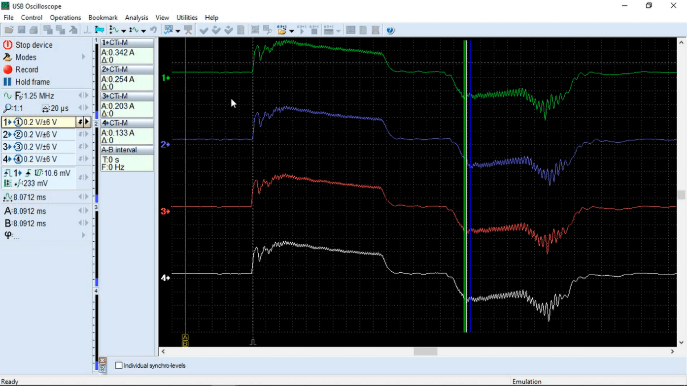 Control signals after replacement with new diesel injectors