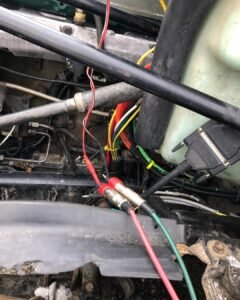 Scope connection on Freightliner Columbia using USB Autoscope IV