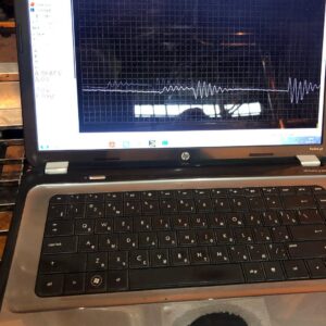 Kalmar CSC340 fuel-pressure pulsations waveform captured with USB Autoscope IV