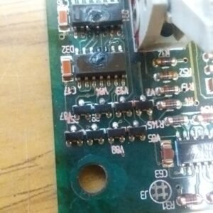 O&K excavator ECU PCB repair and burned components inspection