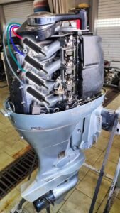 Honda BF90 engine with 4 Dx sensors connected to ports