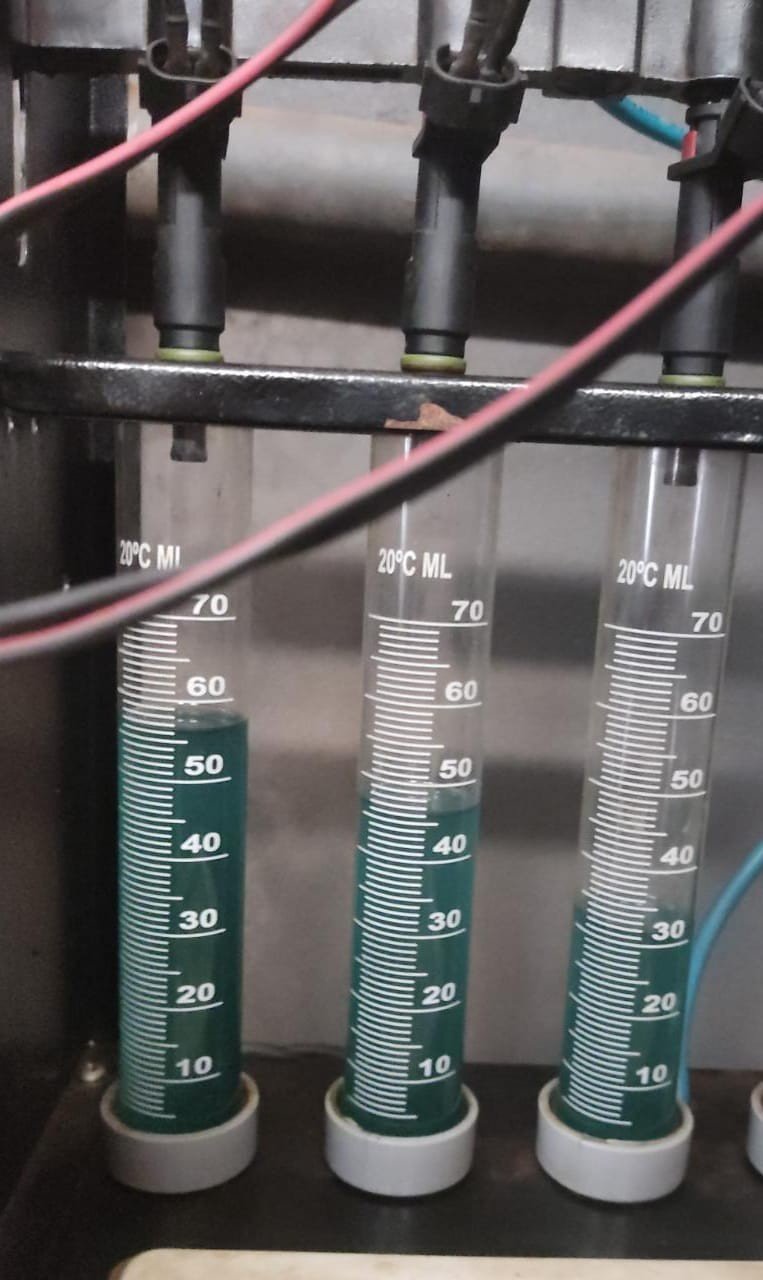Jet ski Sea Doo GTI 130 injectors testing