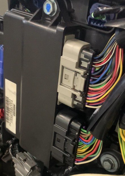 ECU wiring on Honda BF90