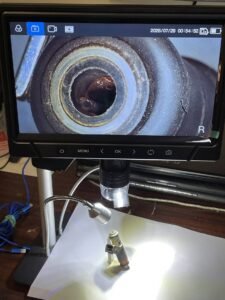 Injector filter inside