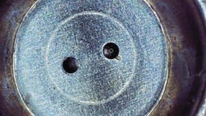 Fuel injector spray pattern after cleaning